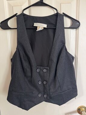 Urban Behavior Black Women's Vest with Label Detail